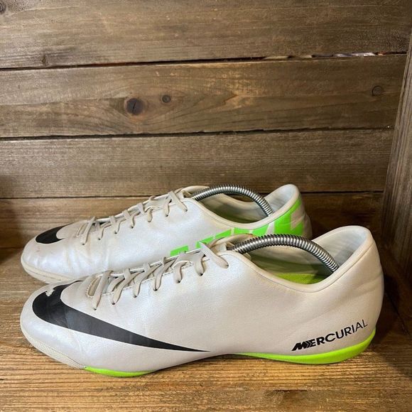 Mens Nike Mercurial Vapor IX SG Gray Pro Soccer Cleats Sneakers Size 12 D GUC - Picture 2 of 8